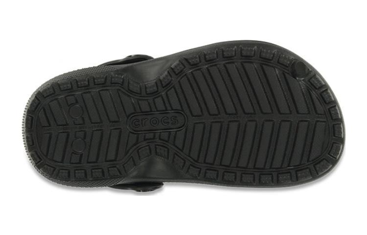 (GS) Crocs Lined Clog Outdoor Sandals 'Black' 207009-060