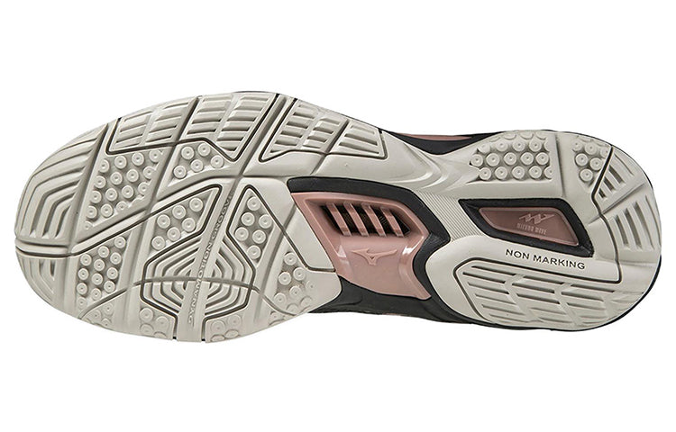 Mizuno Wave Stealth 5 Low Tops Training Shoe Black Pink X1GB189653