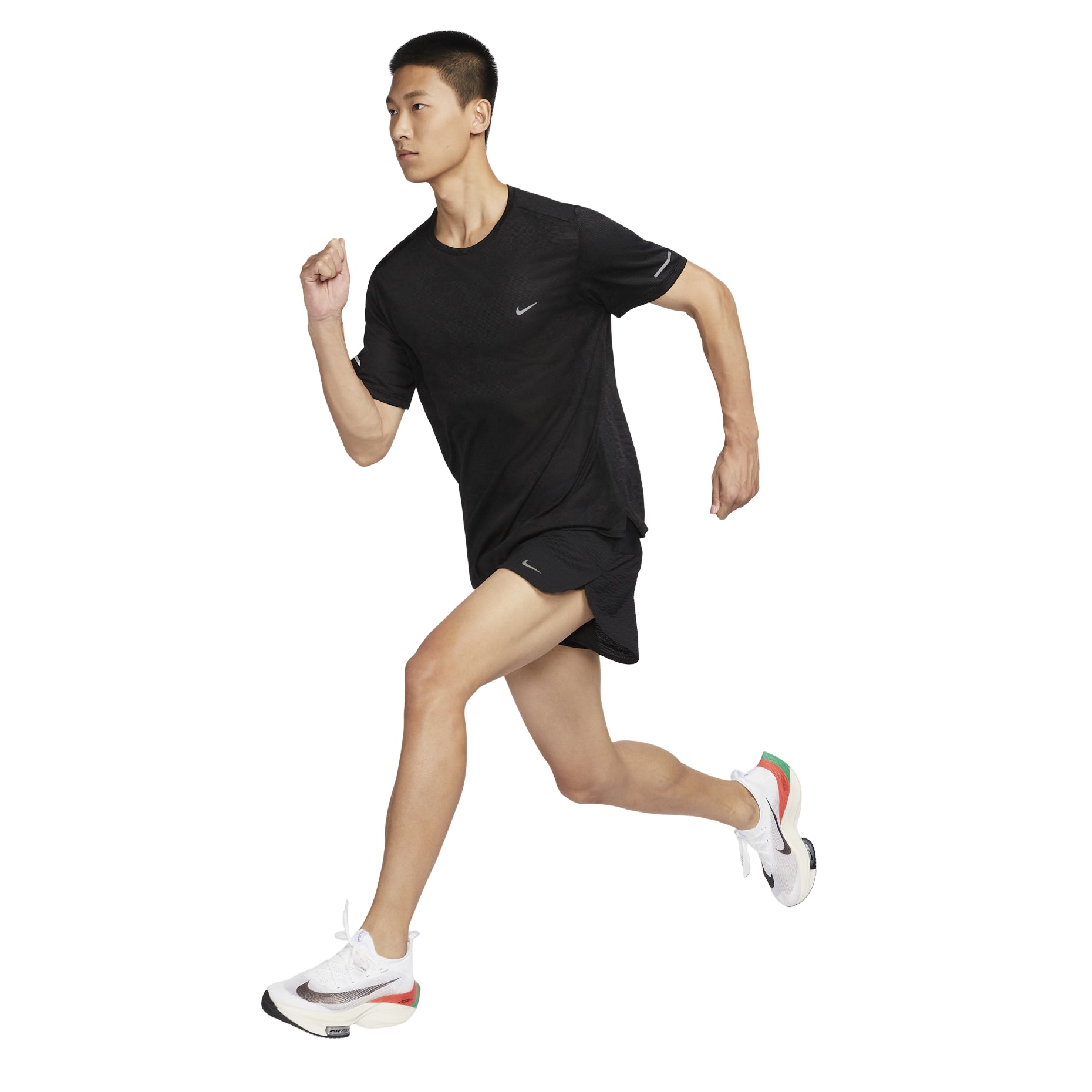 Nike Dri-FIT ADV Running T-Shirt Asia Sizing 'Black' FZ0584-010
