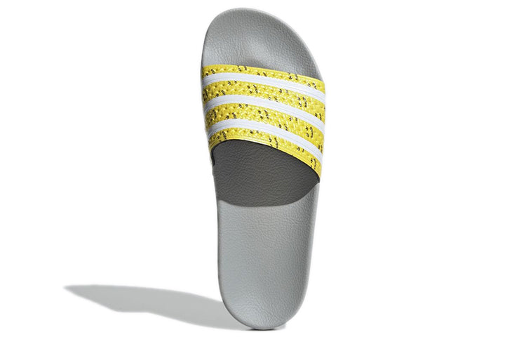 adidas Adilette 'Grey Bright Yellow Grey' GY1336