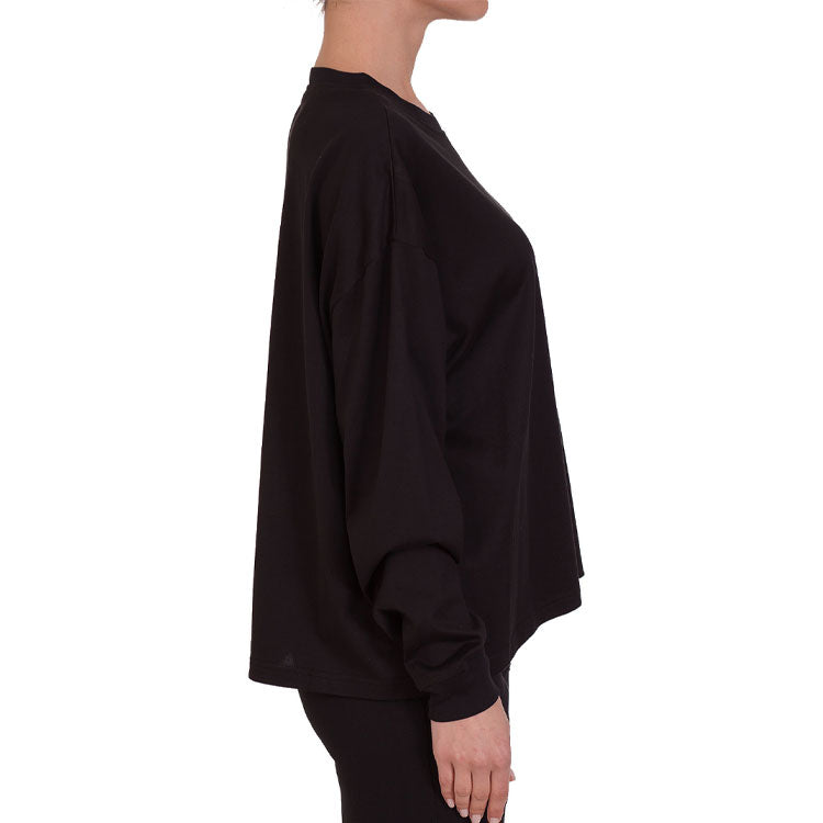 (WMNS) Alexander McQueen Pattern Printing Round Neck Long Sleeves Sweatshirt 'Black' 528041-RMJ48-1000