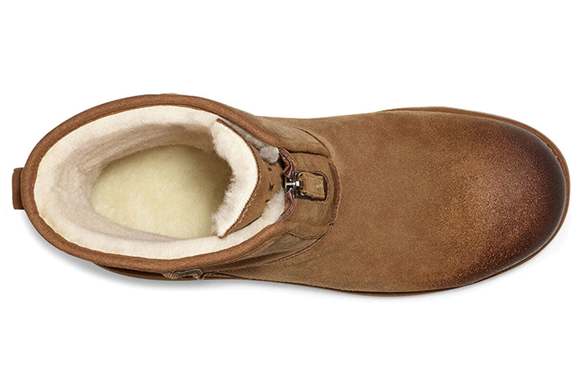 UGG Classic Short Front Zip Boot 'Chestnut' 1106438-CHE