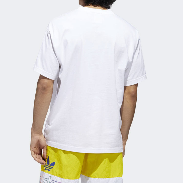 adidas originals Flag Lag Fill Tee Sports Short Sleeve White GD0953