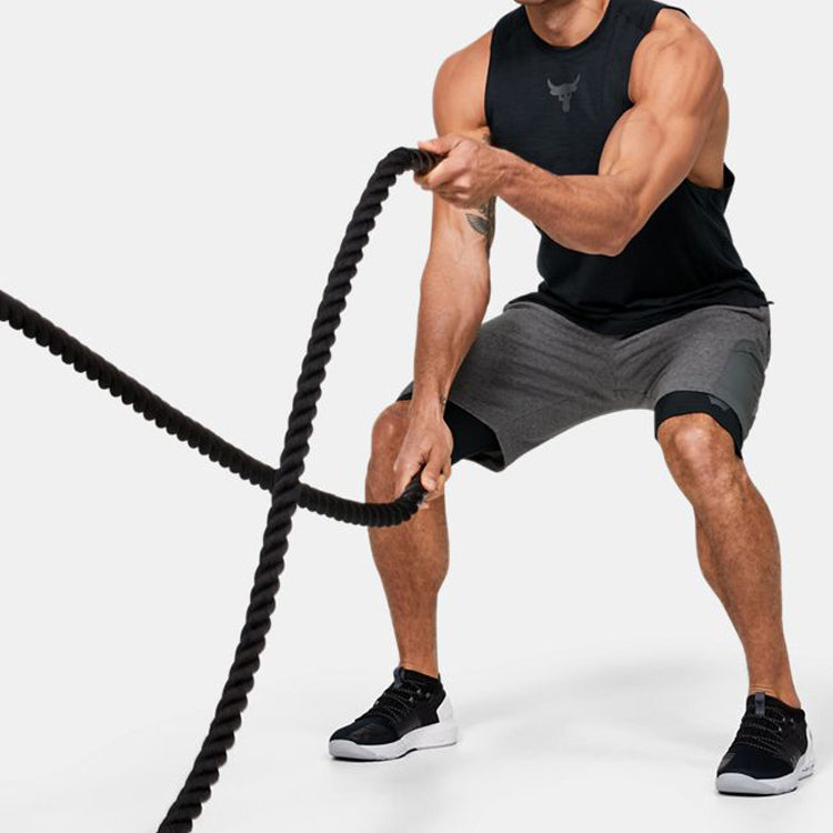 Under Armour Project Rock Charged Cotton Tank 'Black' 1351523-001