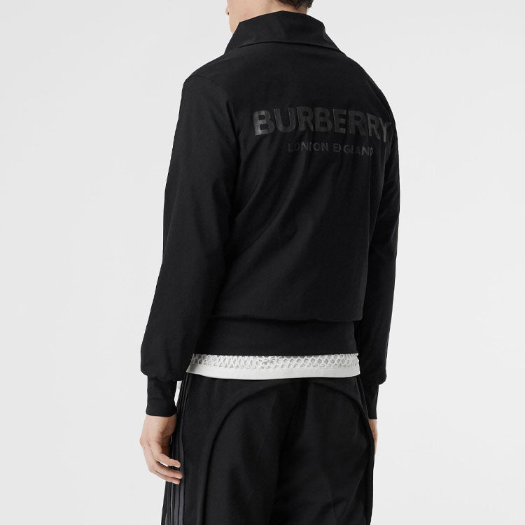 Burberry Printing Sports Jacket Coat Male Black 80099801