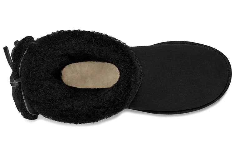 (WMNS) UGG Classic Double Bow Short 'Black' 1127131-BLK