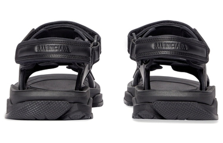 Balenciaga Tourist Sandals 'Black Technical Material' 738613W2CDA1000
