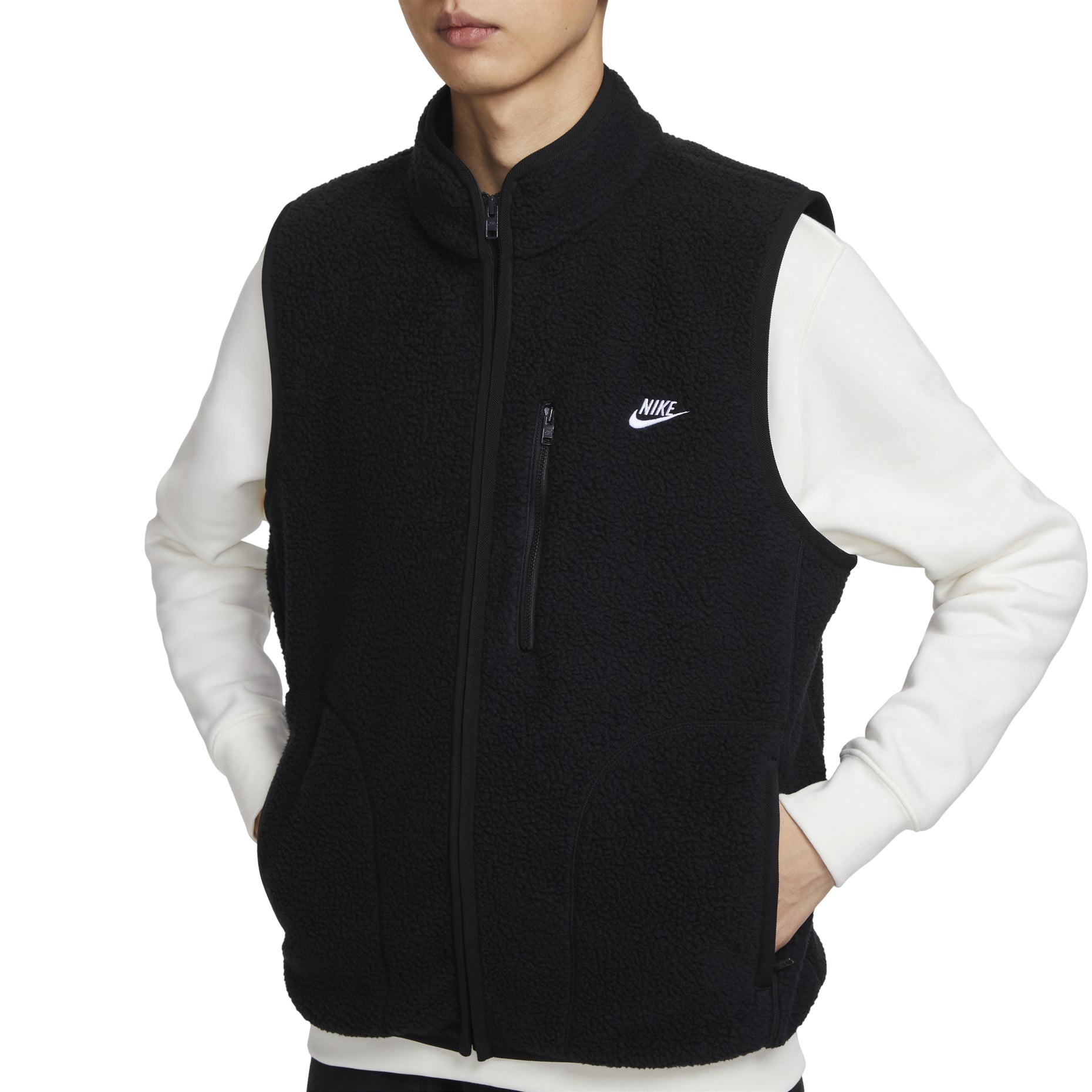 Nike Sportswear Club Winterized Vest 'Black' FZ0895-010