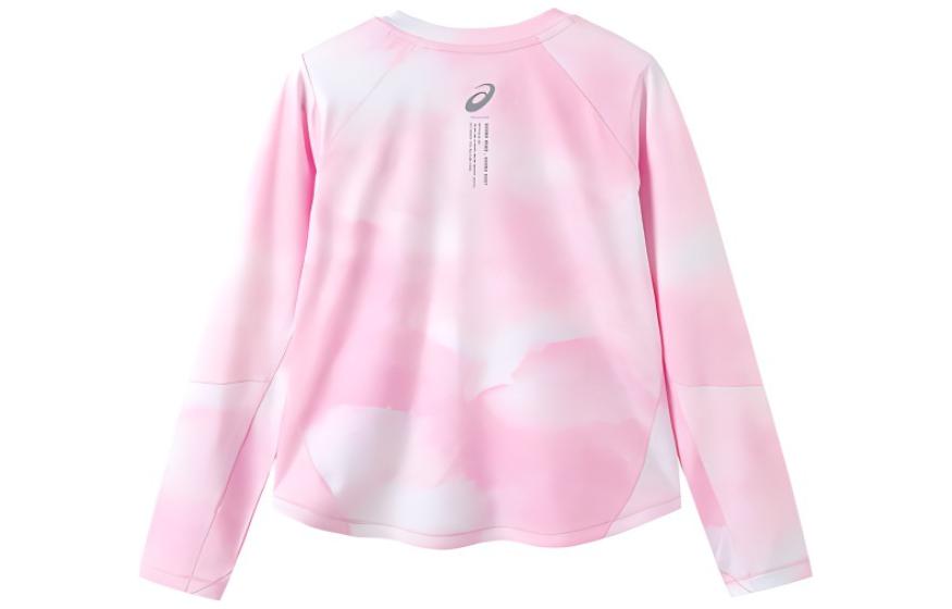 (GS) ASICS Long Sleeved Tie-Dye Sweatshirt 'Blue White' 331241004035