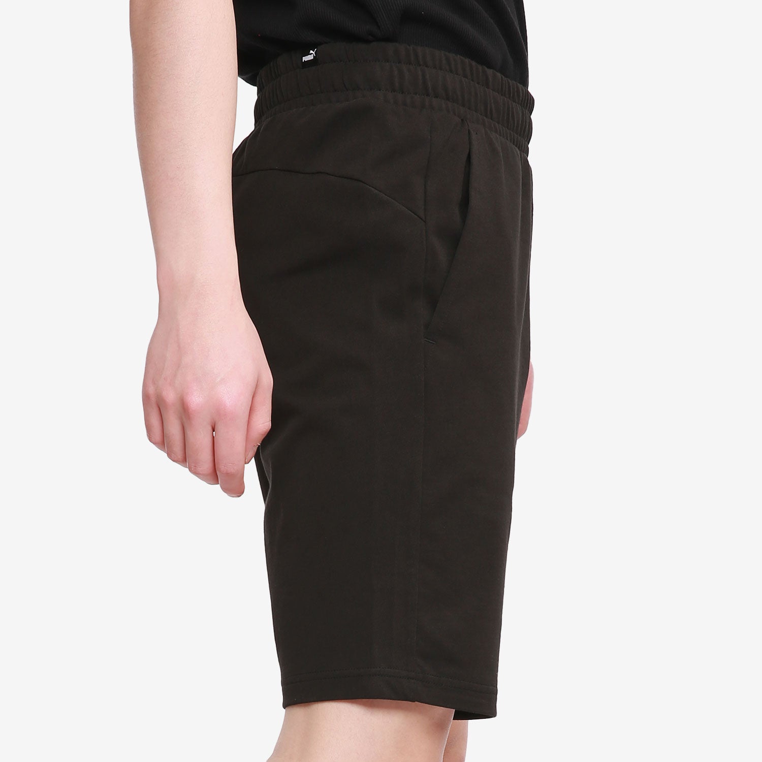 PUMA Essentials Short 12" Cotton 'Black White' 588722-01