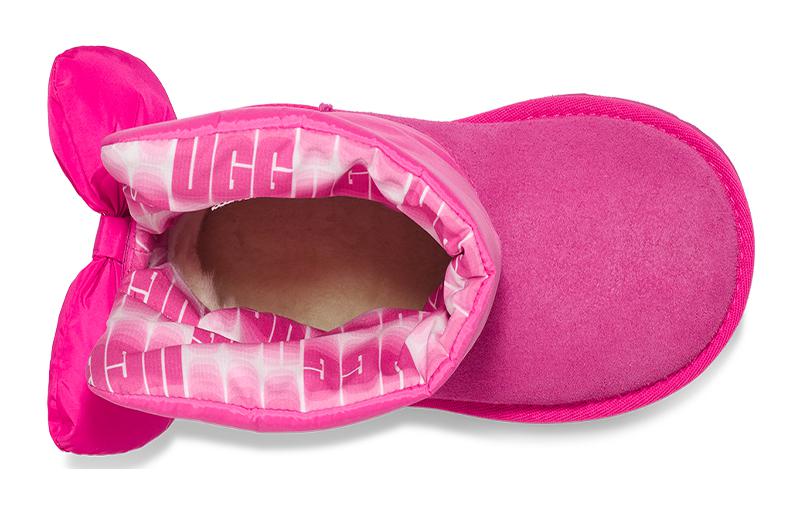 (GS) UGG Bailey Bow Maxi 'Pink' 1130756T-RCR