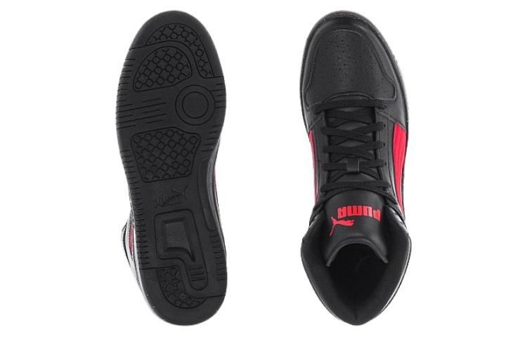 PUMA Rebound Layup Skateboarding Shoes 'Black Red' 392984-02