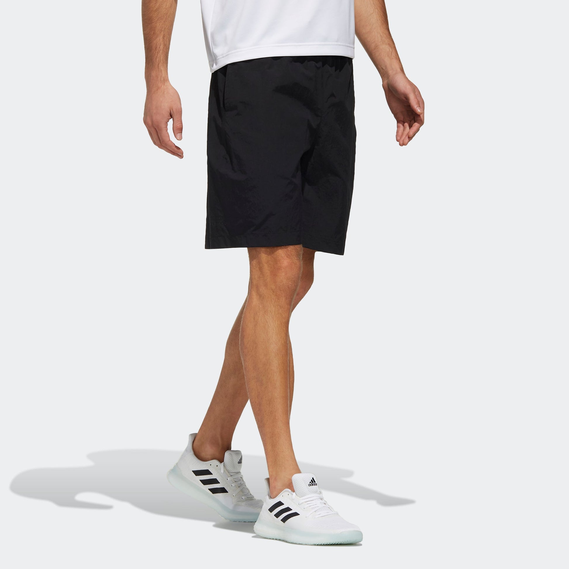 adidas M Mh 3s Wv Sho Woven Solid Color Loose Sports Shorts Black FM5468