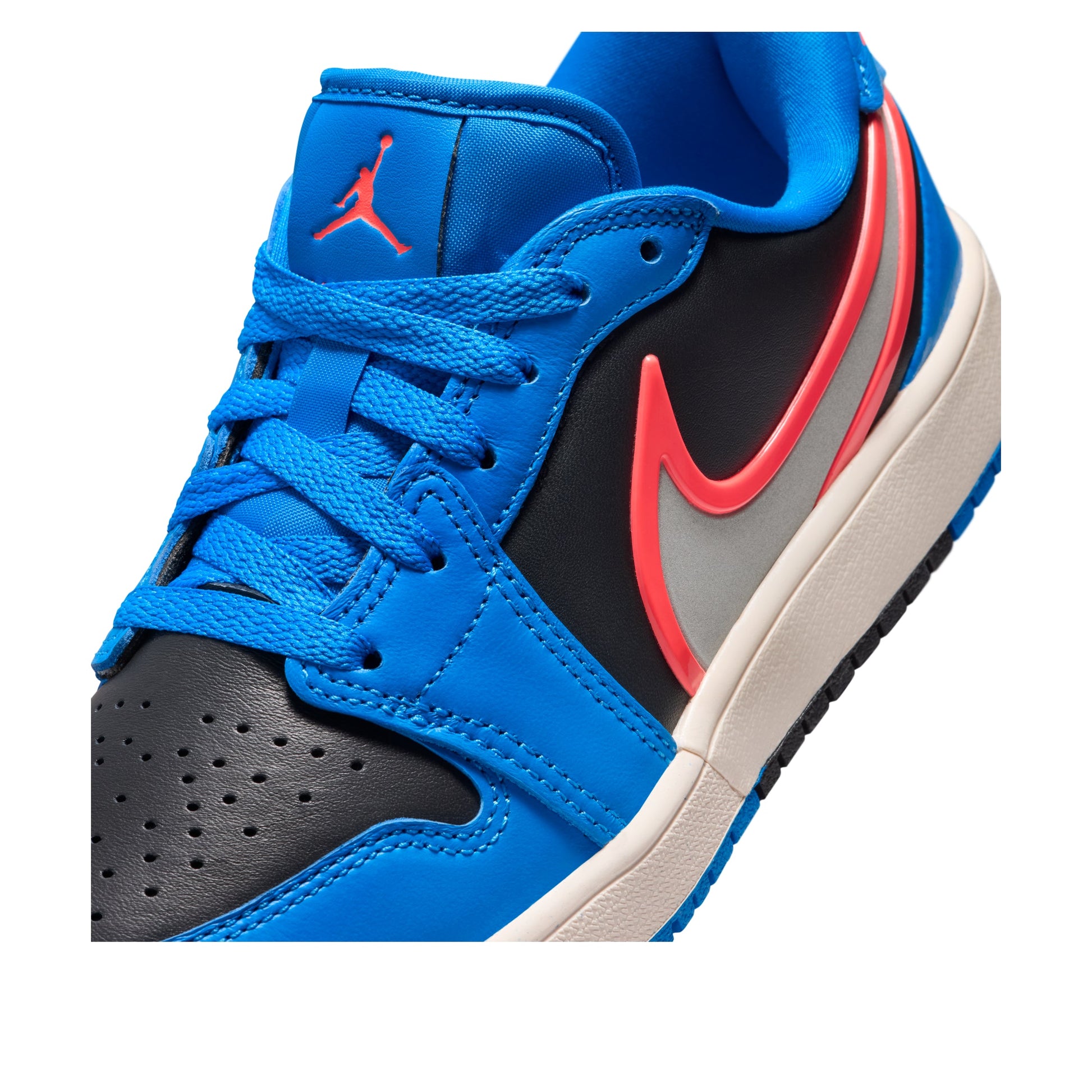 (GS) Air Jordan 1 Low RM 'Photo Blue Silver Hot Lava'  HQ2024-400