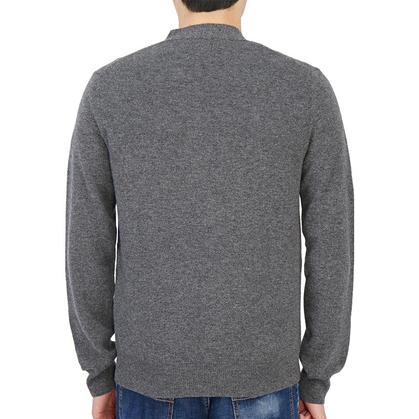 COMME des GARCONS PLAY Cardigan Red Emblem 'Grey' AZ-N008-051-3