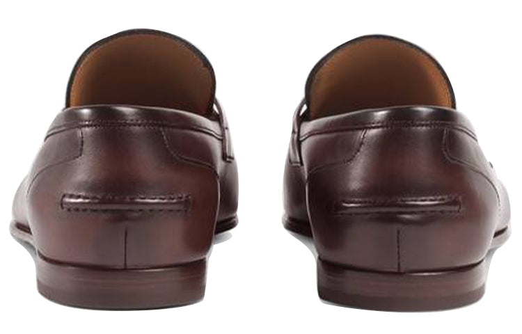 Gucci Jordaan Loafer 'Dark Brown Leather' 406994-BLM00-2024