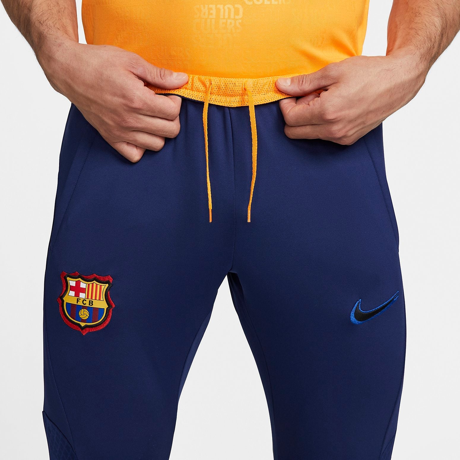 Nike FC Barcelona Strike Dri-Fit Soccer Pants 'Navy' DH7684-492