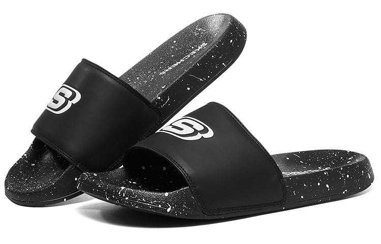 (WMNS) Skechers Side Lines 2 'Black White' 8730047-BKW