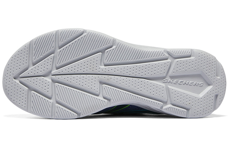 (GS) Skechers Microspec II Trainers 'Navy Blue' 403922L-NVLM
