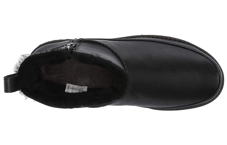(WMNS) UGG Classic Zip Mini Snow Boots Black 1116104-BLK