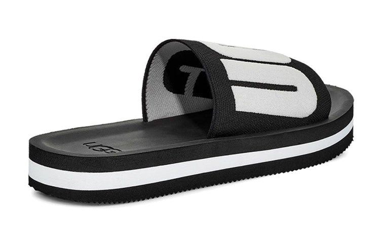 (WMNS) UGG Zuma Graphic Minimalistic Cozy Casual Black 1099833-BLK