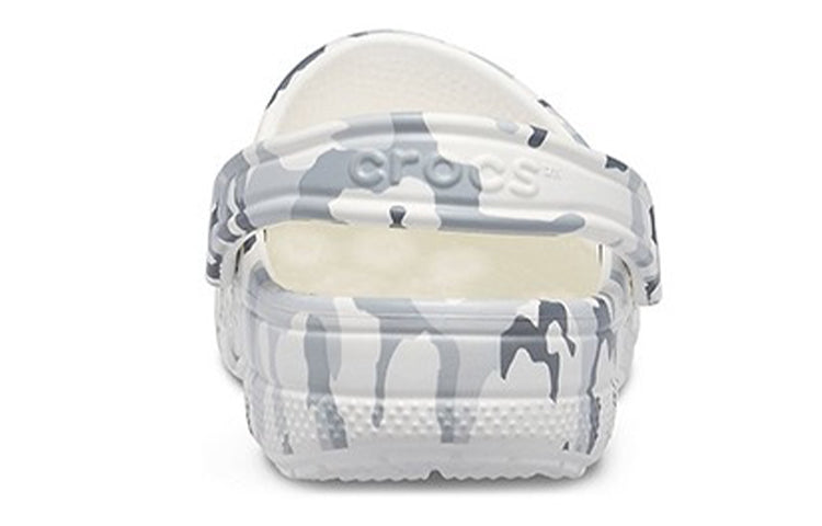 Crocs Unisex Bayaband Sandals - White Camo 'Gray White' 206230-1D3
