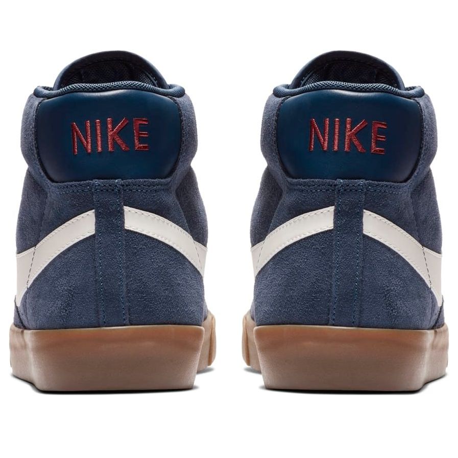 Nike Blazer Mid Mid Tops Retro Skateboarding Shoes Navy Blue 371761-406