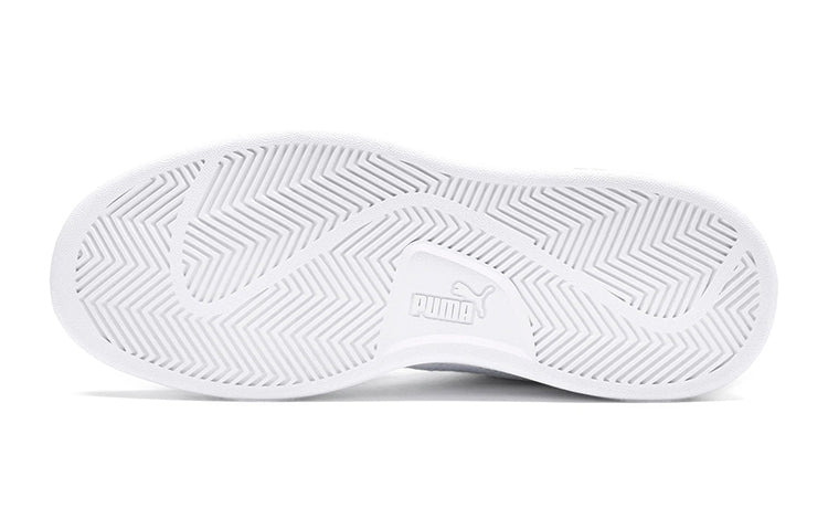 (GS) PUMA Smash v2 Leather 'Triple White' 365170-02