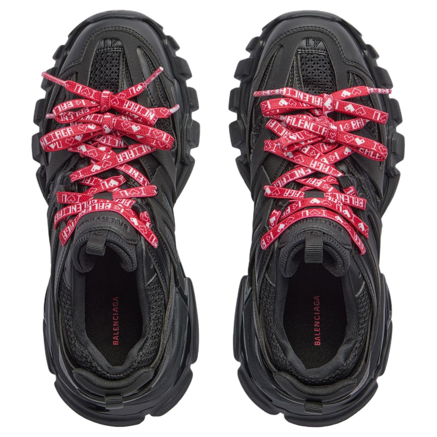 (WMNS) Balenciaga Track 1.0 Sneakers 'Black Red' 542436W3TR51060