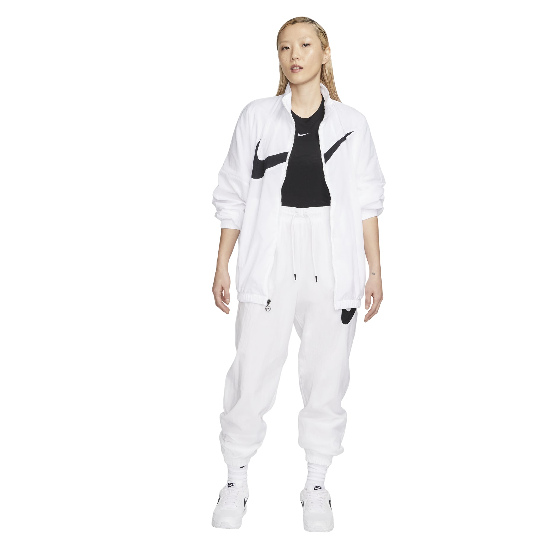 (WMNS) Nike Sportswear Essential Woven Jacket 'White' DX5865-100