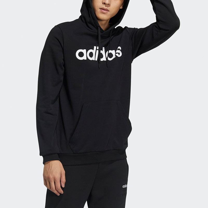 adidas neo M Ce Alphabet Printing Logo Sports Pullover Black GP4875