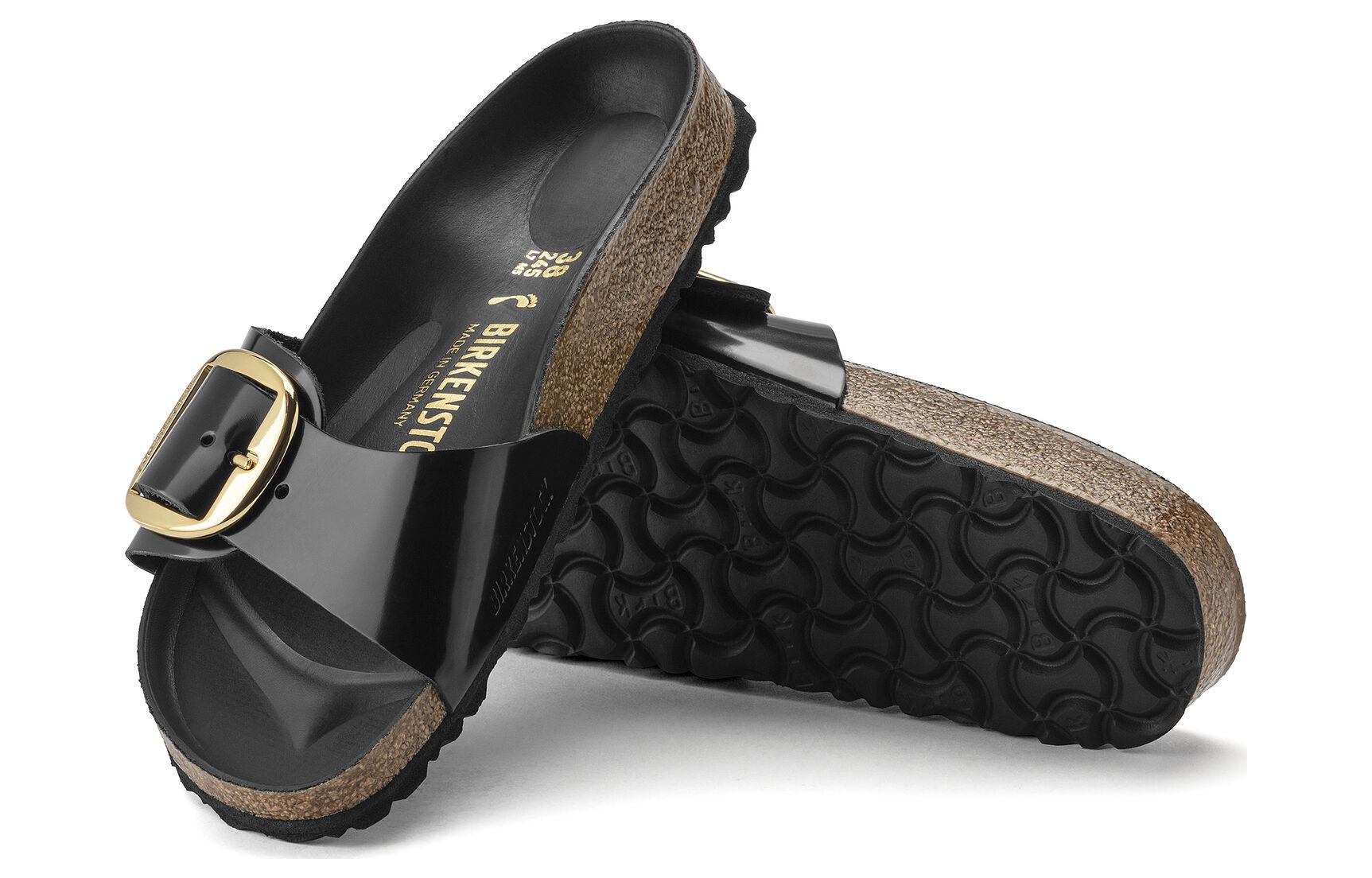 Birkenstock Madrid Big Buckle 'High Shine Black' 1022541