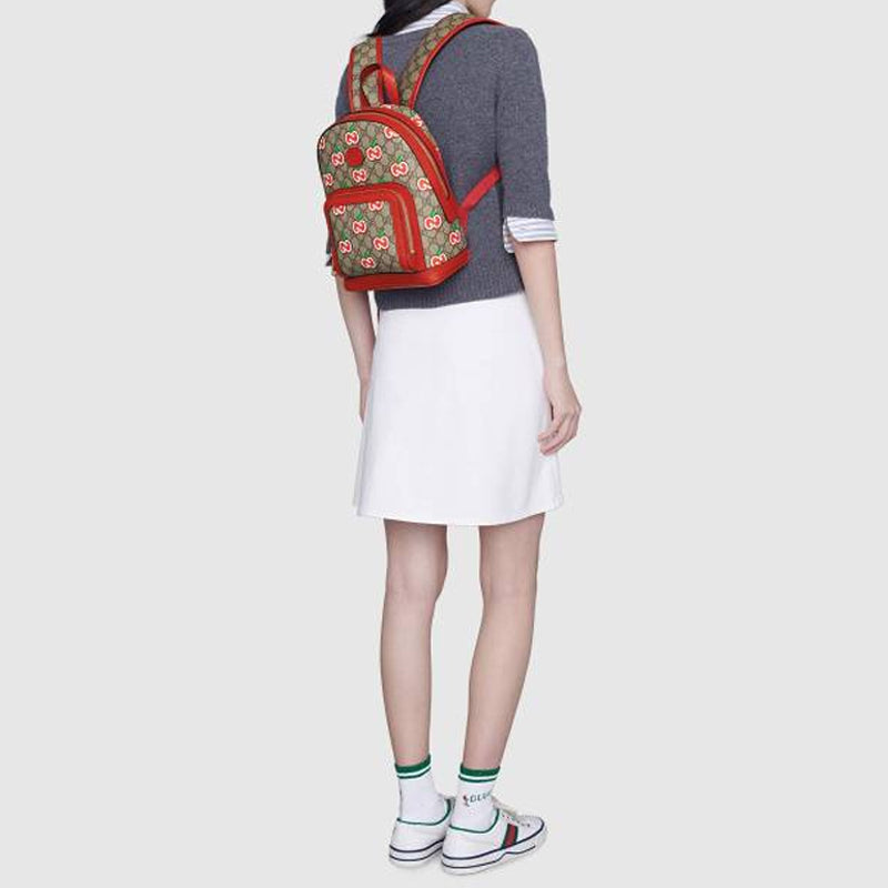 (WMNS) Gucci luggage Bag Pack 'Red' 601296-2EVCG-8604