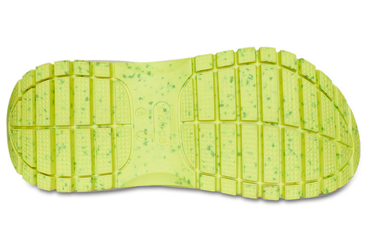 (WMNS) Crocs Classic Crush Clogs 'Fluorescent Green' 207988-76M