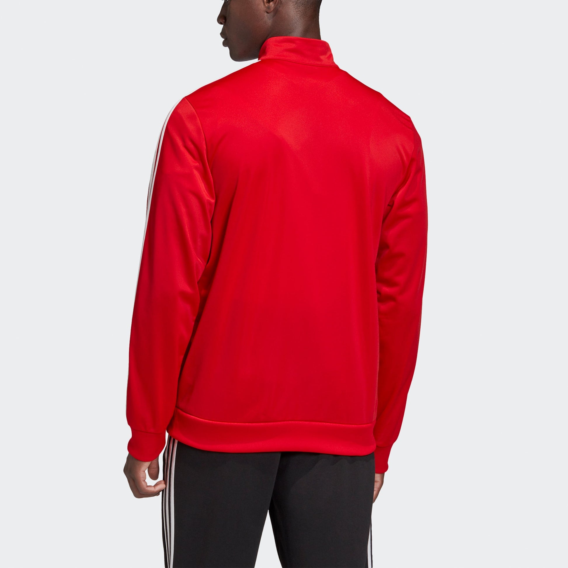 adidas E 3s Tt Tric Athletics Training Slim Fit Sports Stylish Jacket Red FM6069