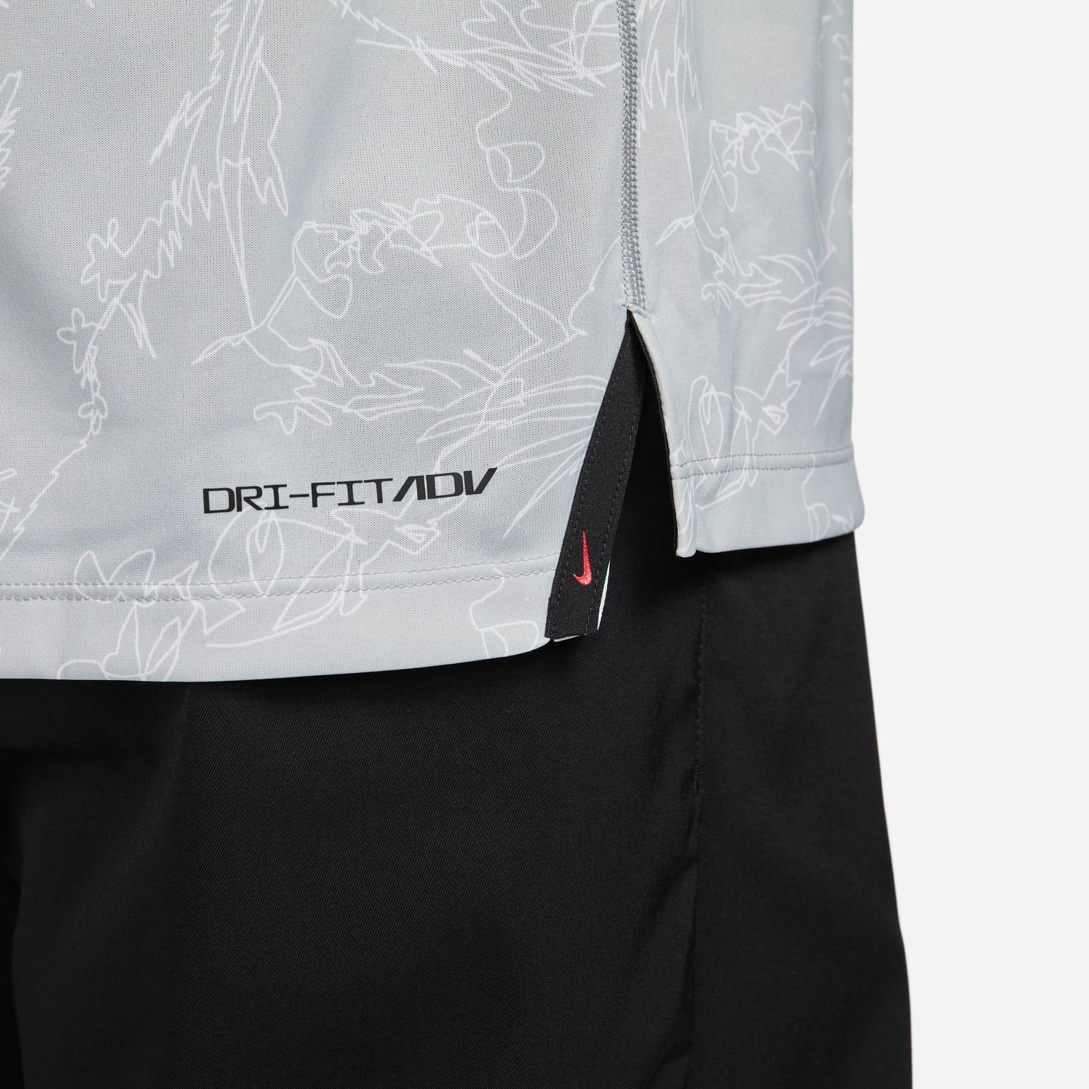 Nike Tiger Woods Dri-FIT ADV Contour Print Polo Shirt 'Grey' DX6092-077