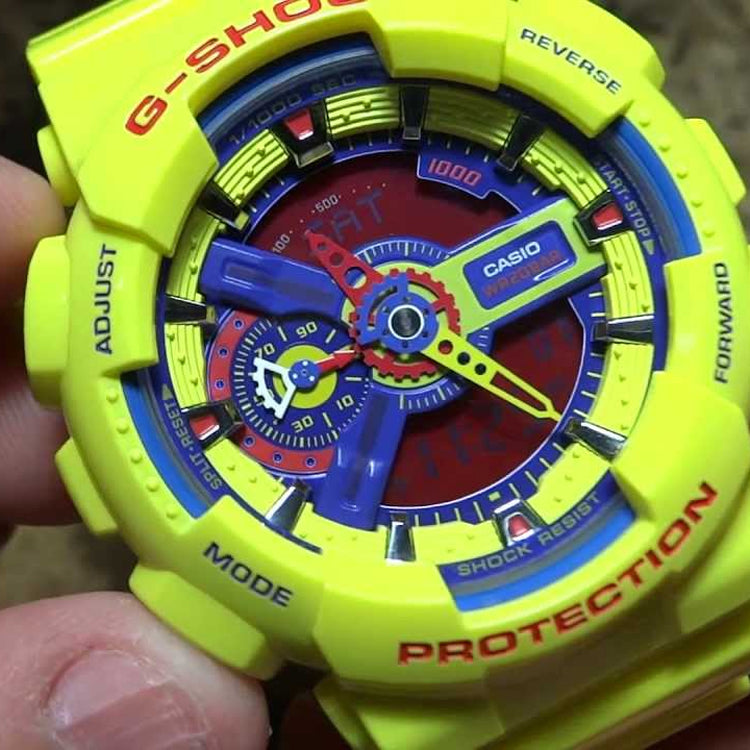 CASIO G-Shock Analog-Digital 'Yellow' GA-110A-9A