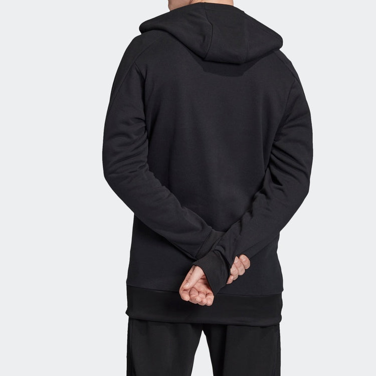 Men's adidas IMCF TRAVEL JK 1/4 Cardigan Zipper Soccer/Football Pullover Black FI1508