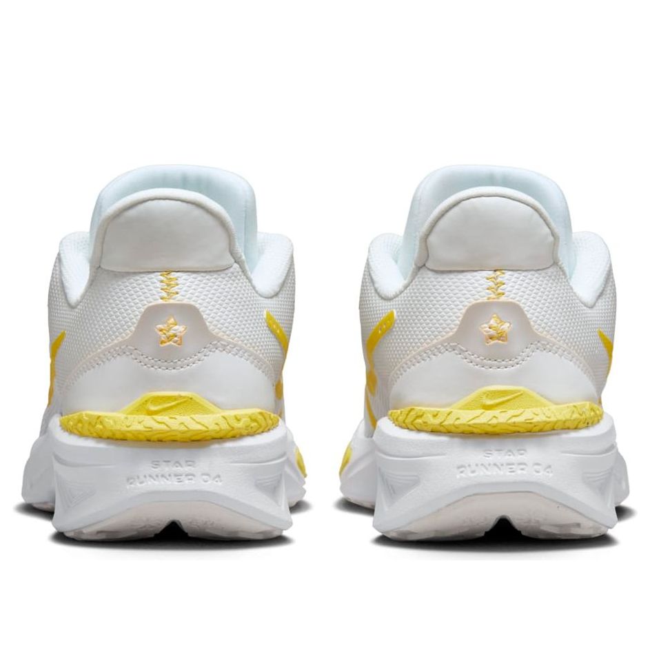 (GS) Nike Star Runner 4 'White Yellow' DX7615-101