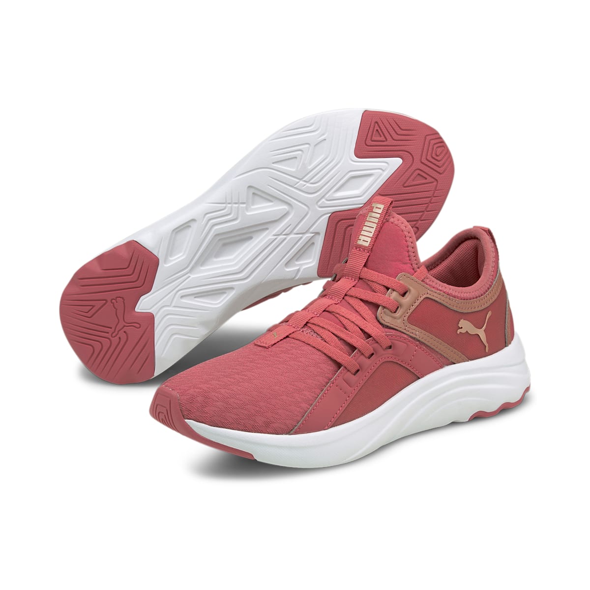 (WMNS) PUMA Softride Sophia Q4 Shine 'Pink White' 195224-02