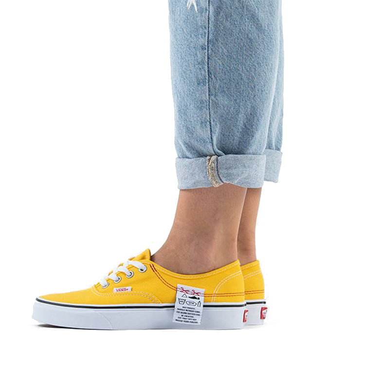Vans DIY Authentic HC Skate Sneakers Low Shoes Yellow VN0A4UUC1AE