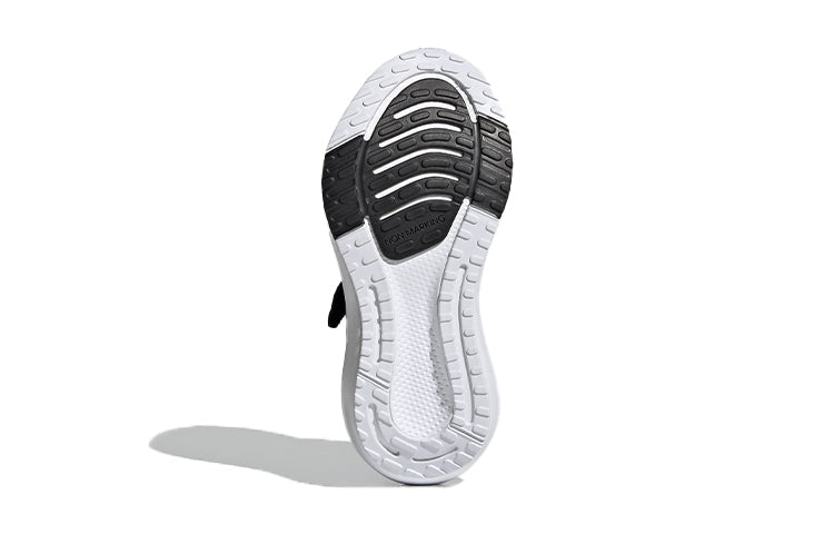 (GS) adidas EQ21 Run Velcro J 'Black White' FX2254