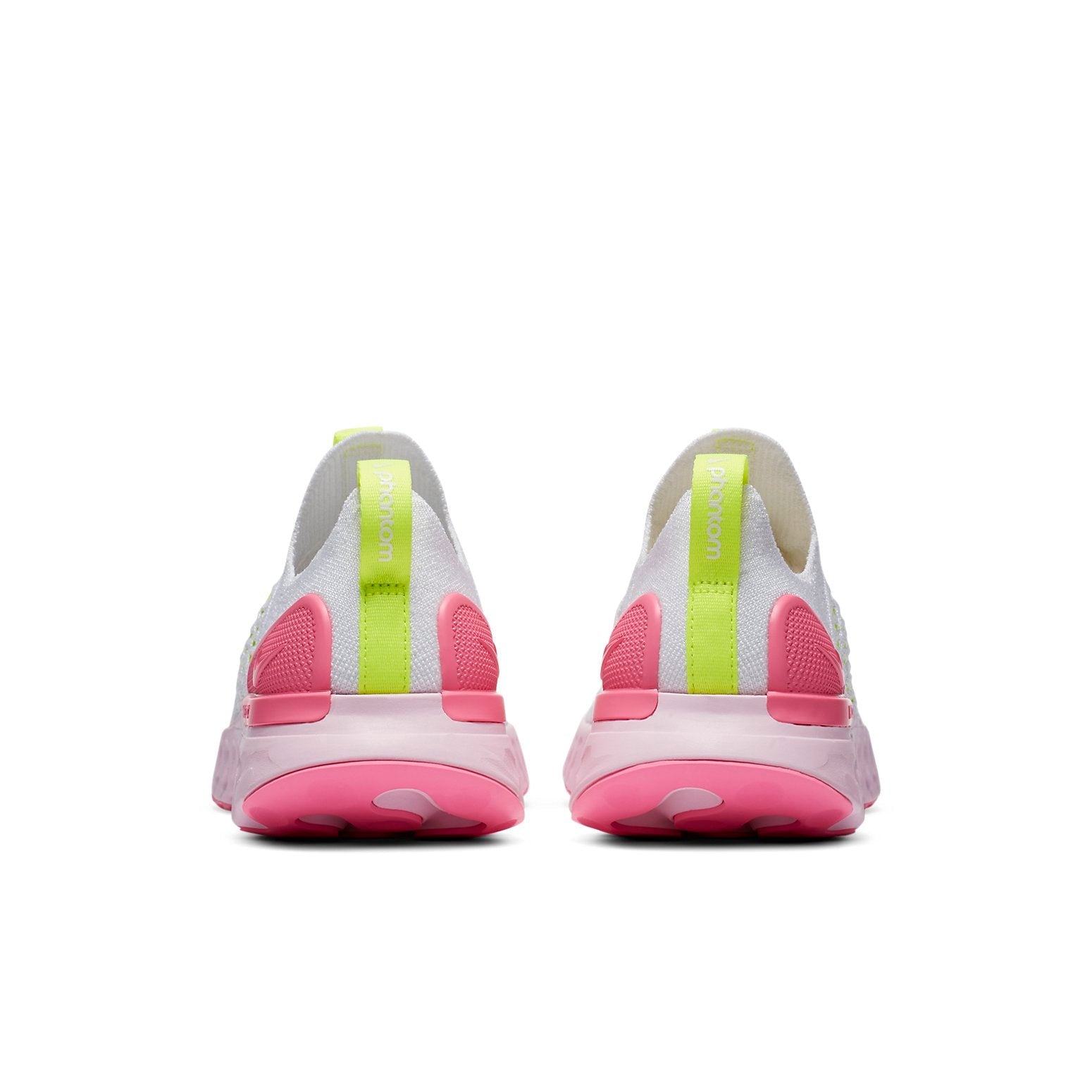 (WMNS) Nike React Phantom Run Flyknit 2 'White Volt Pink Glow' CZ7991-100