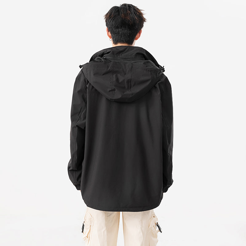 Mizuno Logo Waterproof Jacket 'Black' A2CE3110