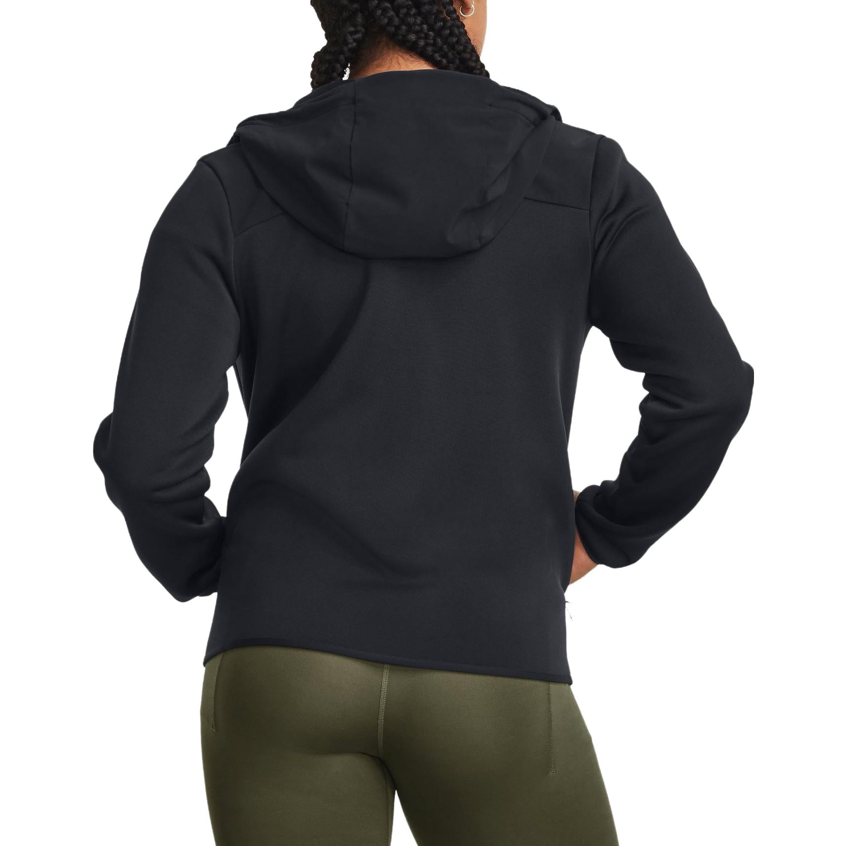 (WMNS) Under Armour Essential Jacket 'Black White' 1378850011