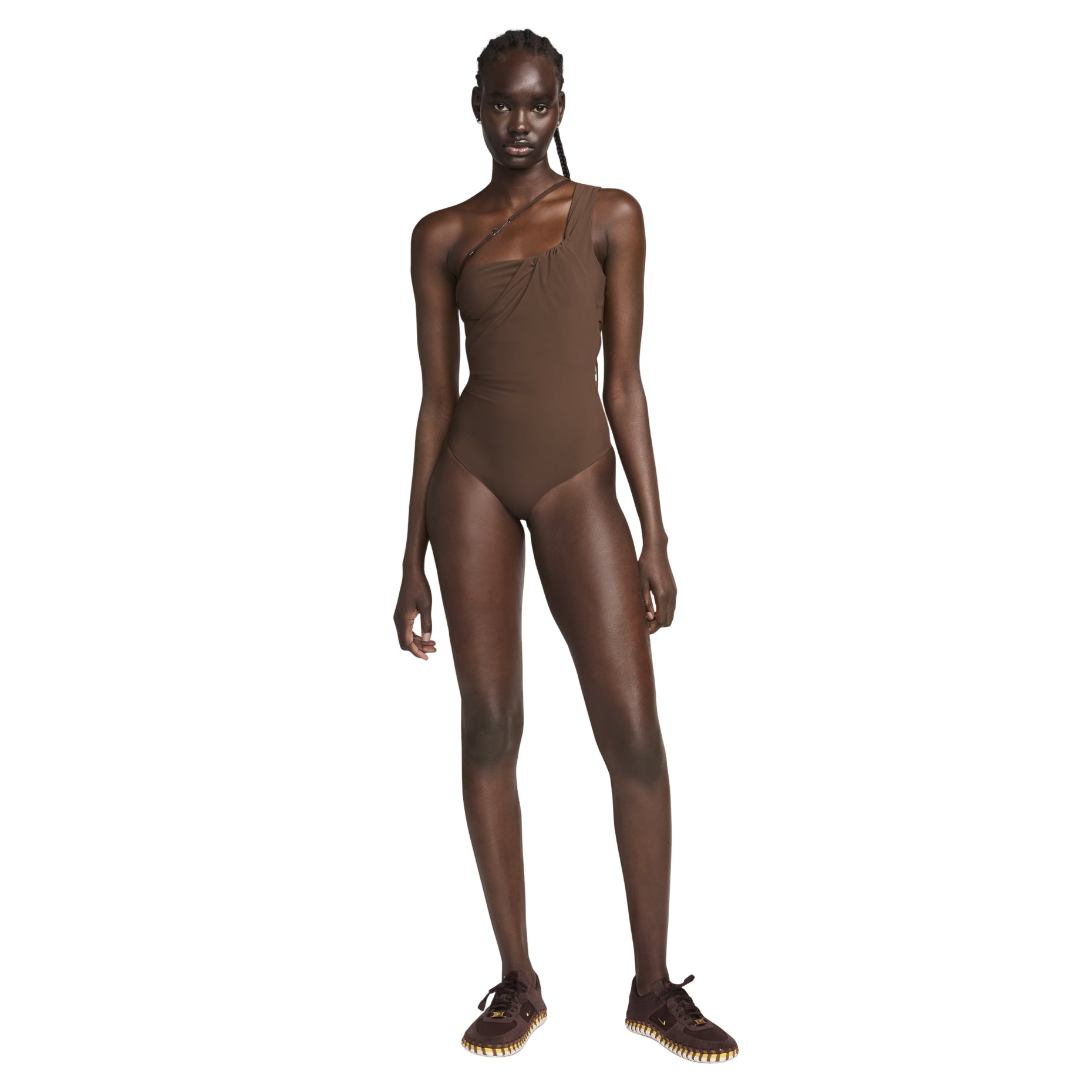 (WMNS) Nike x Jacquemus Bodysuit Asia Sizing 'Brown' FJ3284-259
