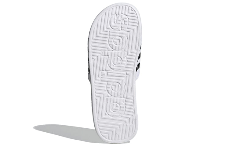 adidas Adissage Slides 'White Black' F35573