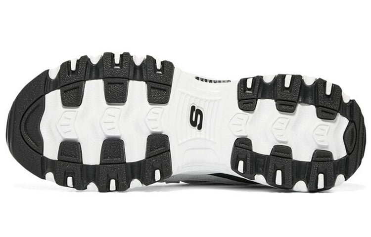 (WMNS) Skechers DLites 'Black White' 896079-WBK
