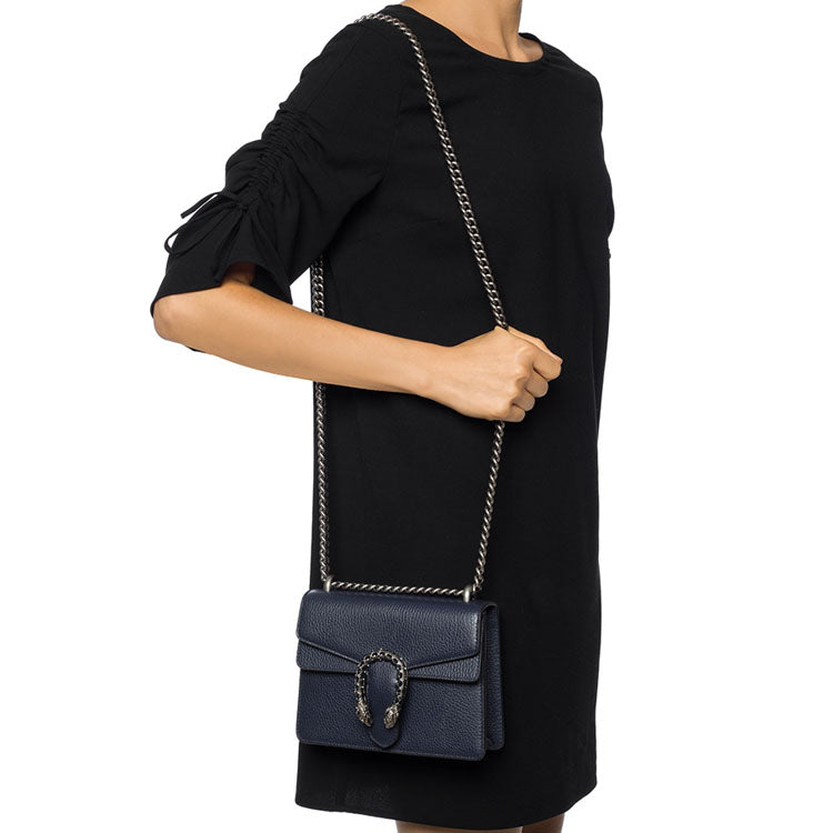 (WMNS) Gucci Dionysus Chain Crossbody Bag 'Blue' 421970-CAOGN-8205