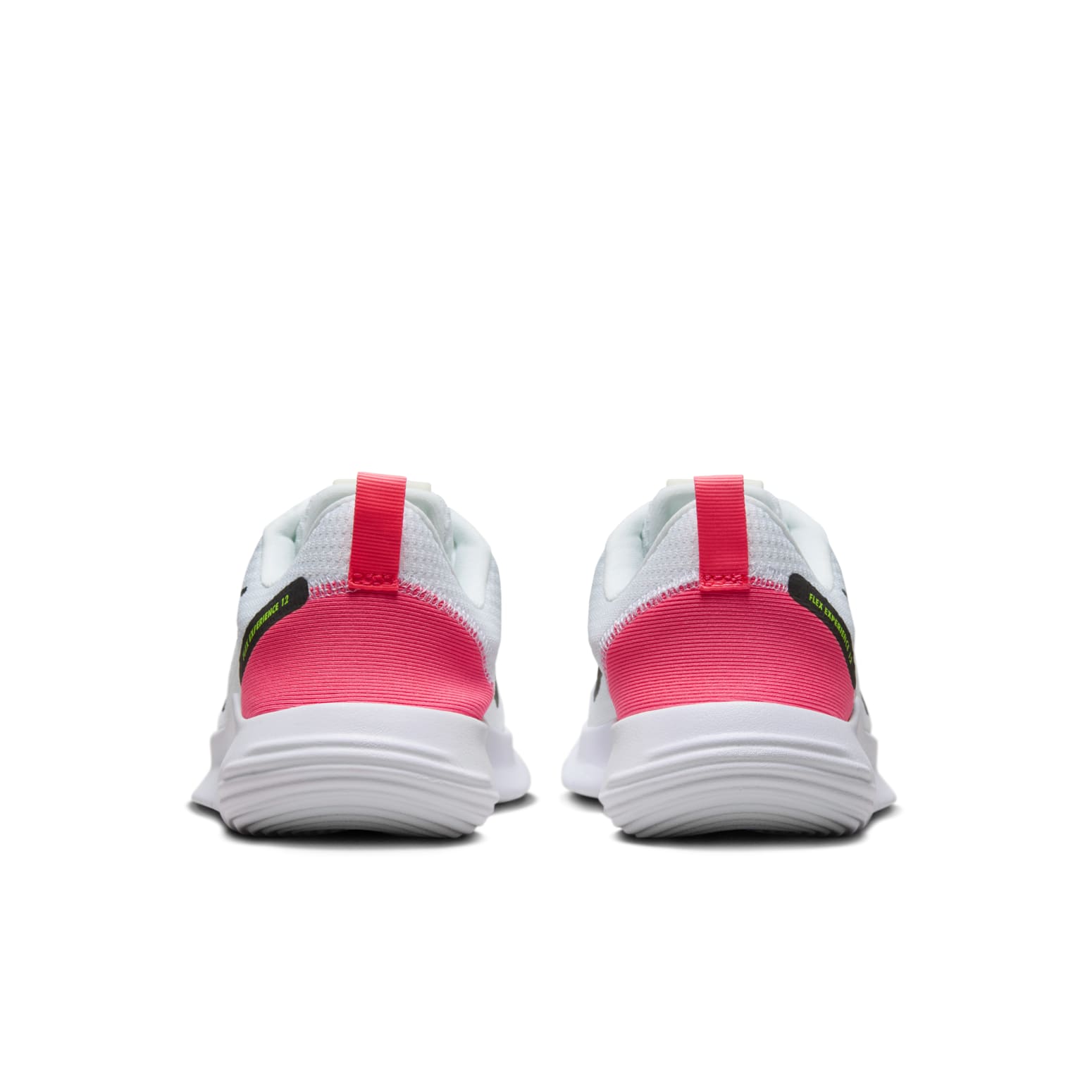 (WMNS) Nike Flex Experience Run 12 'White Hot Punch Black' DV0746-102